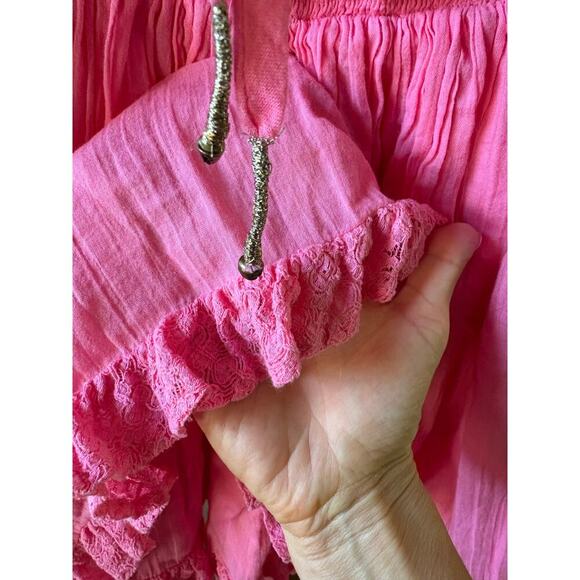 Free people Josephine mini bubble dress in bubblegum pink size small - Picture 10 of 13